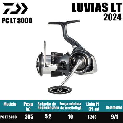 DAIWA 2024 LUVIAS LT carrete de pesca carrete de filação de água doce peças de pesca de água salgada Origem China