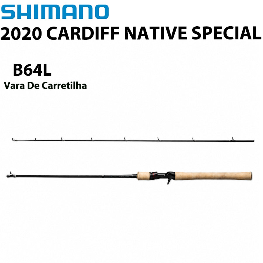 SHIMANO 2020 CARDIFF NATIVE SPECIAL B64L Vara De Carretilha