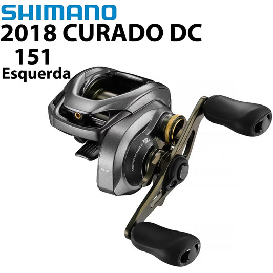 SHIMANO 2018 CURADO DC 151 Carretilha Esquerda