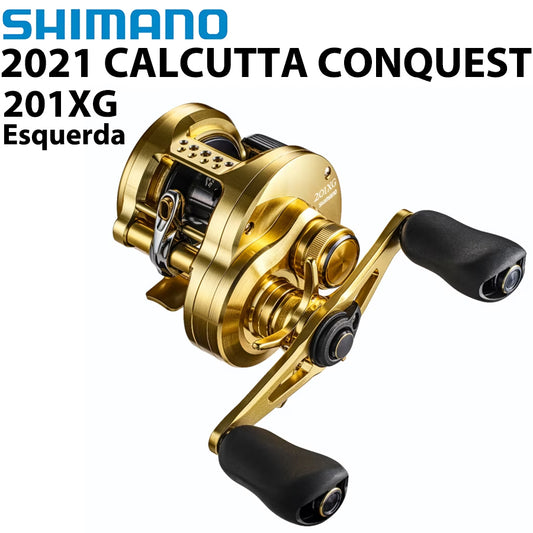 SHIMANO 2021 CALCUTTA CONQUEST 201XG Carretilha Esquerda