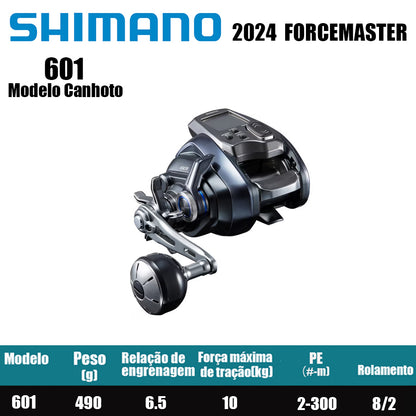 SHIMANO 2024 FORCEMASTER 601 Modelo Canhoto