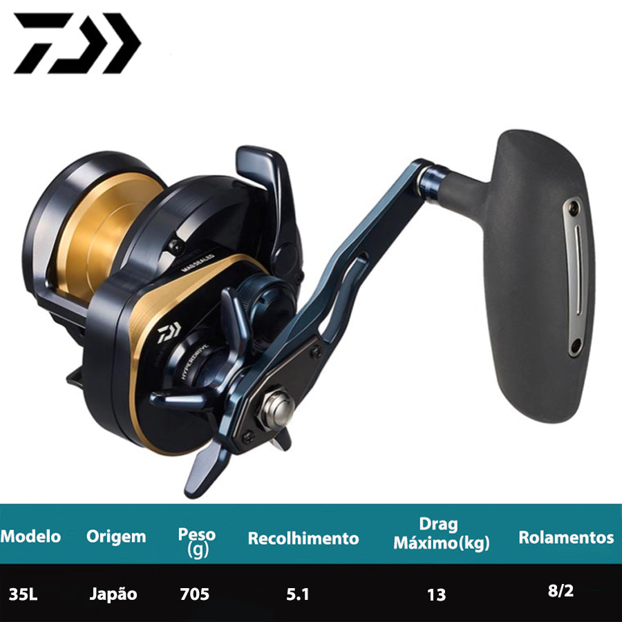 DAIWA 2025 SALTIGA 35L Carretilha Esquerda