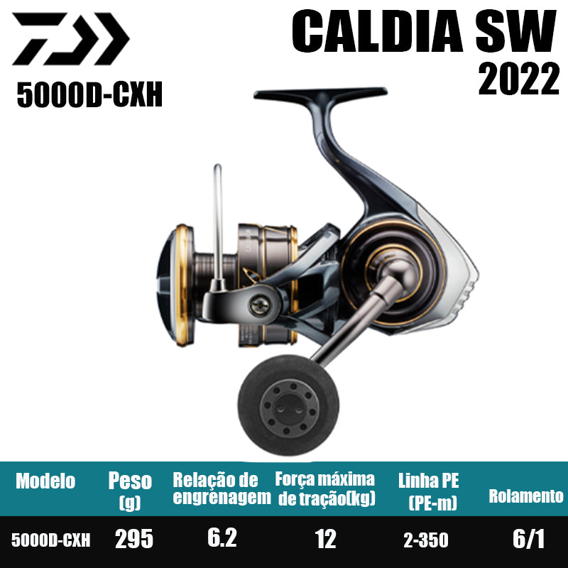 DAIWA 2022 CALDIA SW carrete de pesca carrete de filação de água doce peças de pesca de água salgada Origem China