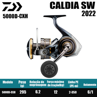 DAIWA 2022 CALDIA SW carrete de pesca carrete de filação de água doce peças de pesca de água salgada Origem China