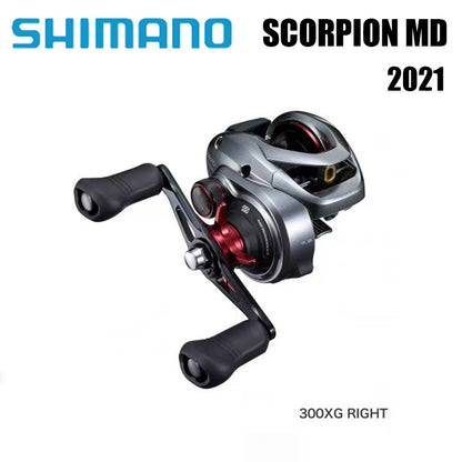 Carretilha De Arremesso SHIMANO 2021 SCORPION MD 300Série, Peça De Reposição Para Pesca Em Água Doce E Salgada. Local De Produção: Malásia.
