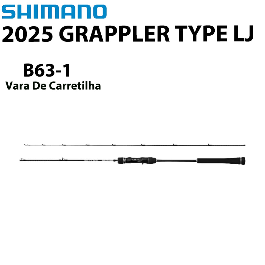SHIMANO 2025 GRAPPLER TYPE LJ B63-1 Vara De Carretilha