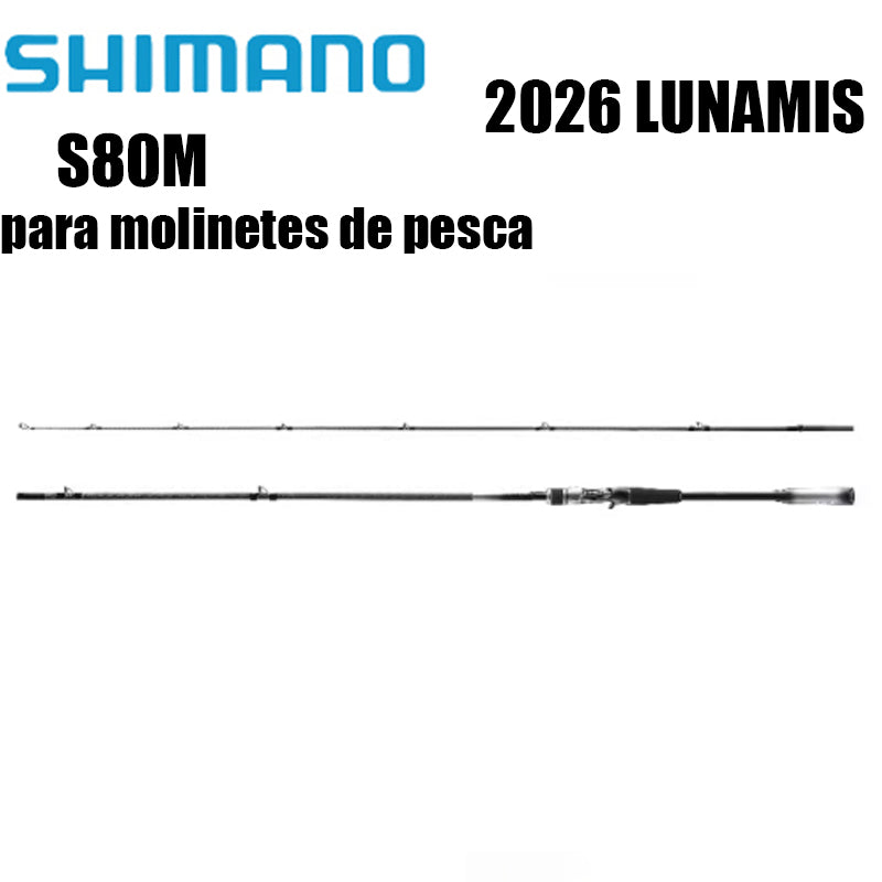 SHIMANO 2026 LUNAMIS S80M para molinetes de pesca