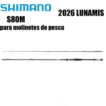 SHIMANO 2026 LUNAMIS S80M para molinetes de pesca