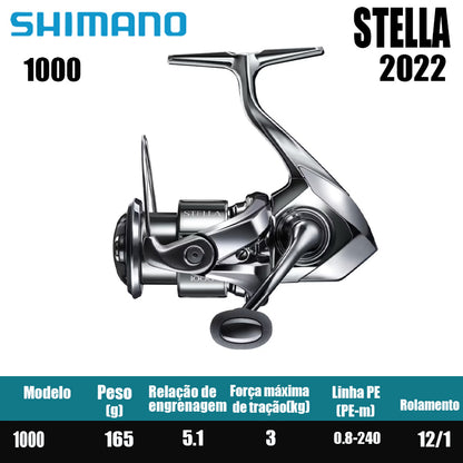 SHIMANO 2022 STELLA  carretel de pesca bobina giratória de água doce peças de pesca de água salgada Origem: Japão