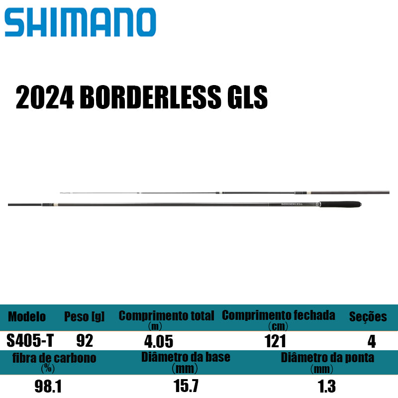 SHIMANO 2024 BORDERLESS GLS S405-T para molinetes de pesca