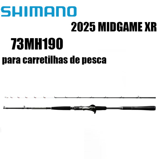 SHIMANO 2025 MIDGAME XR 73MH190 para carretilhas de pesca