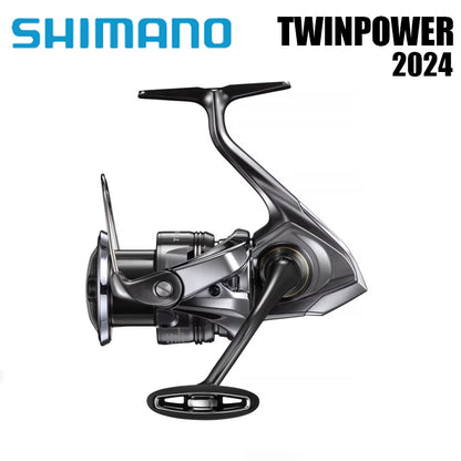 SHIMANO 2024 TWINPOWER carretel de pesca bobina giratória de água doce peças de pesca de água salgada Origem: Japão
