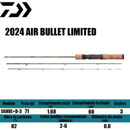 DAIWA 2024 AIR BULLET LIMITED 56XUL+B-3 para carretilhas de pesca