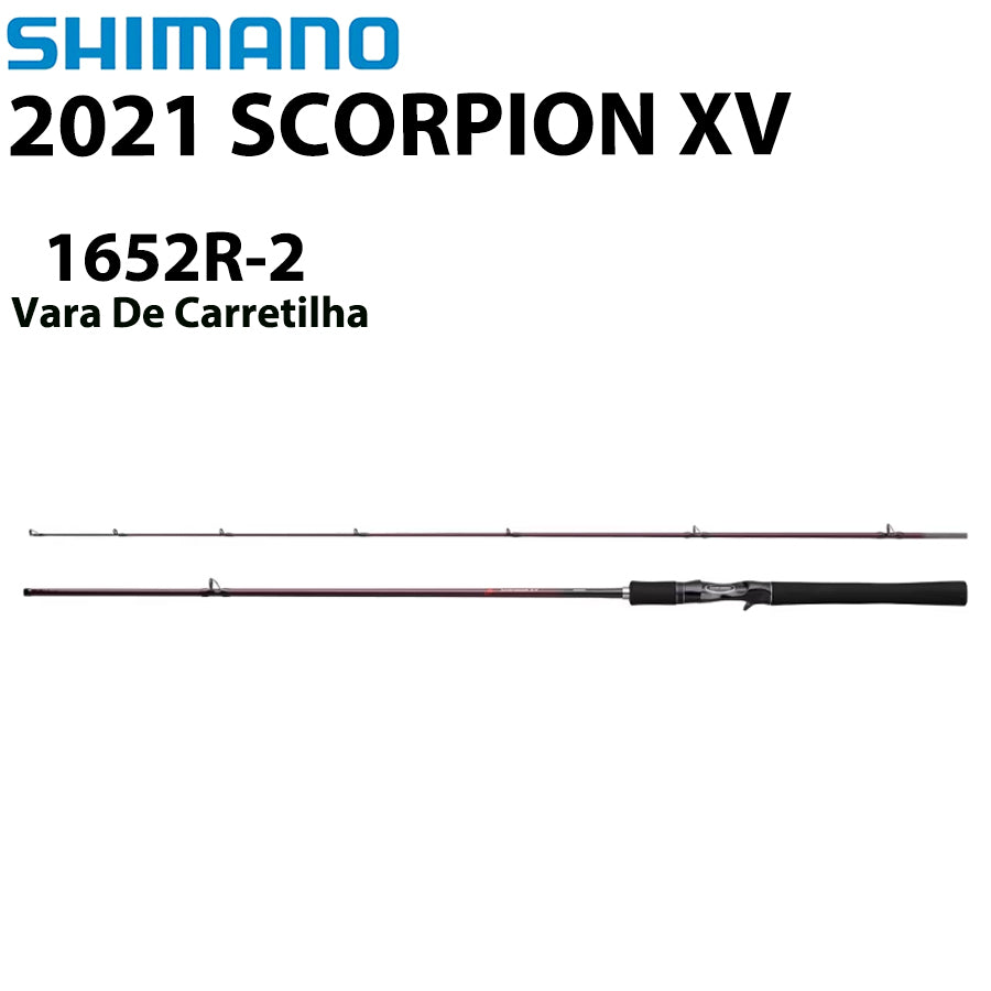 SHIMANO 2021 SCORPION XV 1652R-2 Vara De Carretilha