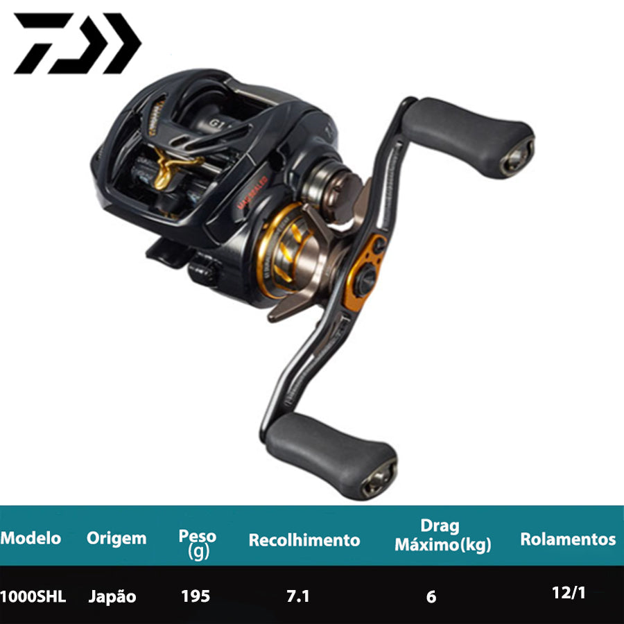 DAIWA 2021 MORETHAN PE TW 1000SHL Carretilha Esquerda