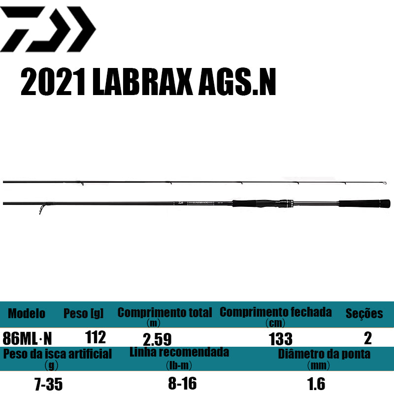 DAIWA 2021 LABRAX AGS.N 86ML·N para molinetes de pesca