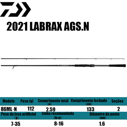 DAIWA 2021 LABRAX AGS.N 86ML·N para molinetes de pesca