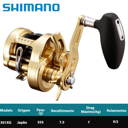 SHIMANO 2022 OCEA CONQUEST 301XG Carretilha Esquerda
