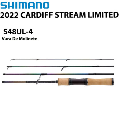 SHIMANO 2022 CARDIFF STREAM LIMITED S48UL-4 Vara De Molinete