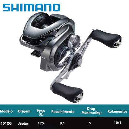 SHIMANO 2023 METANIUM 101XG Carretilha Esquerda