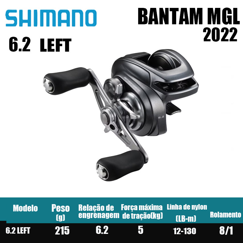 Carretilha De Arremesso SHIMANO 2022 BANTAM MGL , Peça De Reposição Para Pesca Em Água Doce E Salgada. Local De Produção: Malásia.