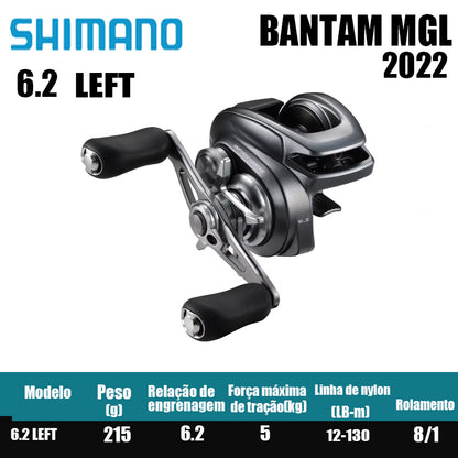Carretilha De Arremesso SHIMANO 2022 BANTAM MGL , Peça De Reposição Para Pesca Em Água Doce E Salgada. Local De Produção: Malásia.