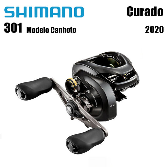 SHIMANO 2020 Curado 301 Modelo Canhoto