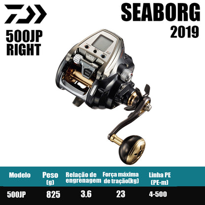 DAIWA SEABORG 100 200 300 400 500 600 Electric Reel Salt Water Fishing Reel fishing parts Origin: Japan Deep sea boat fishing  Electric winch wheel