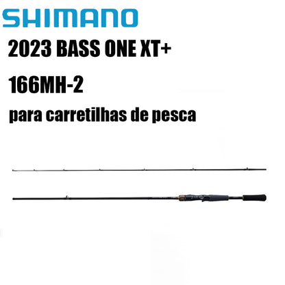 SHIMANO 2023 BASS ONE XT+ 166MH-2 para carretilhas de pesca