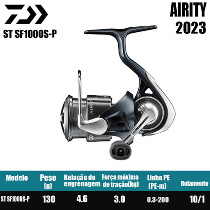 DAIWA 2023 AIRITY Molinete De Pesca Spinning Reel Água Doce Água Salgada Peças De Pesca Origem: Japão