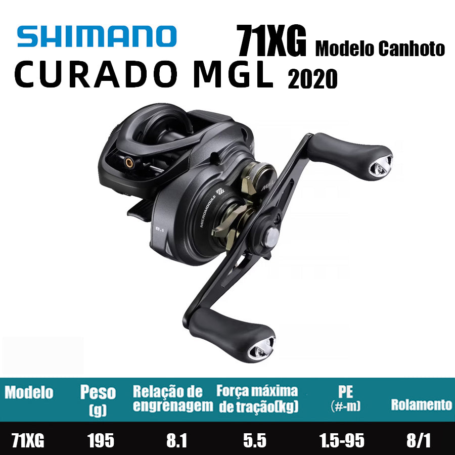 SHIMANO 2020 Curado MGL 71XG Modelo Canhoto