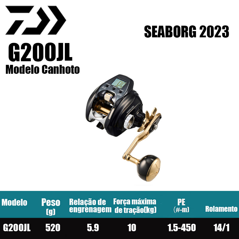 DAIWA 2023 SEABORG G200JL Modelo Canhoto