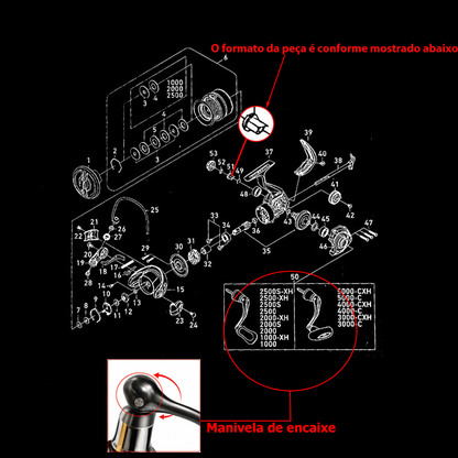 DAIWA 2026 CROSSFIRE LT 1000 Molinete