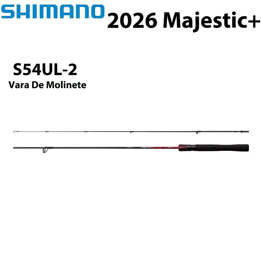 SHIMANO 2026 Majestic+ S54UL-2 Vara De Molinete