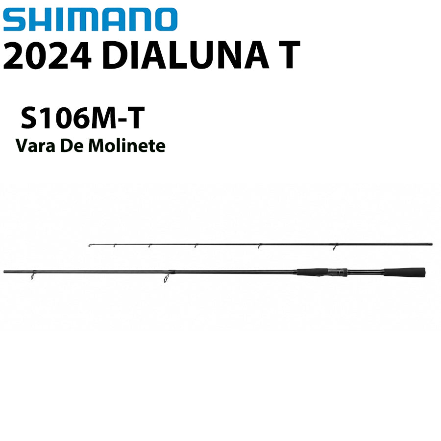 SHIMANO 2024 DIALUNA T S106M-T Vara De Molinete