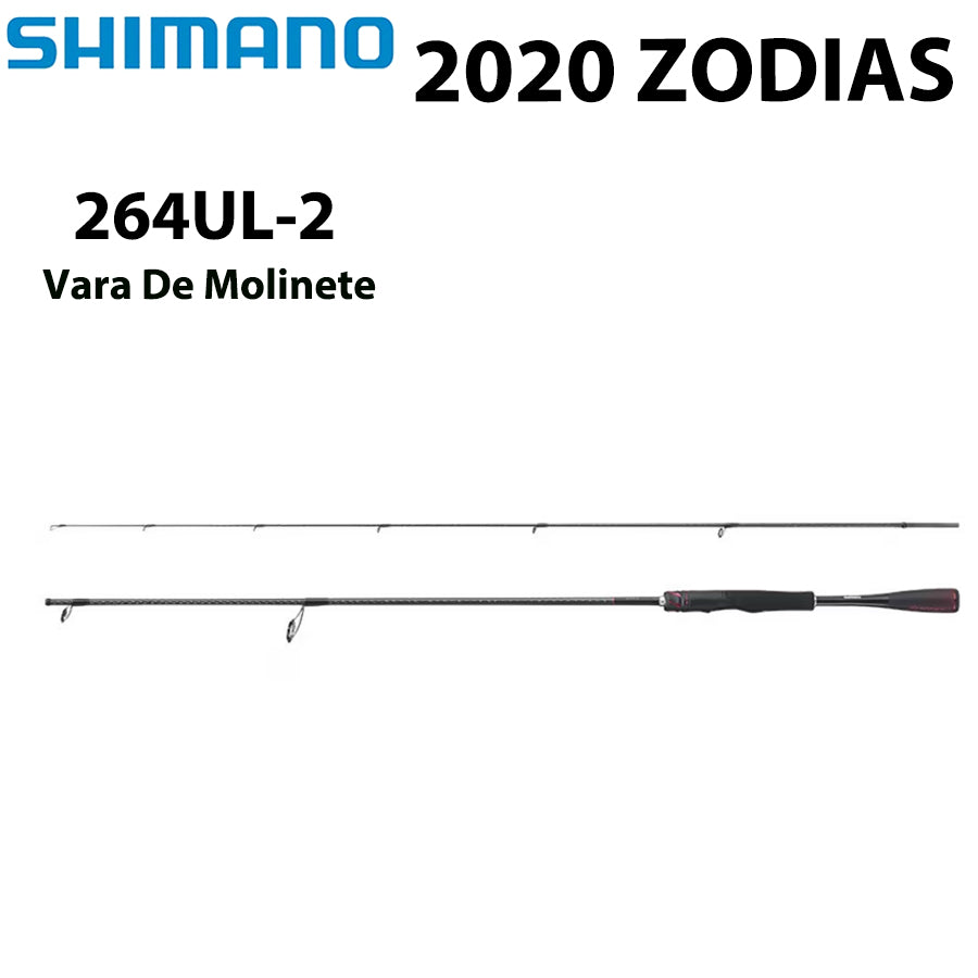 SHIMANO 2020 ZODIAS 264UL-2 Vara De Molinete