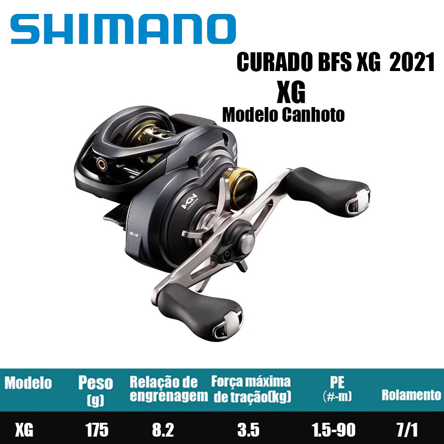 SHIMANO 2021 CURADO BFS XG Modelo Canhoto