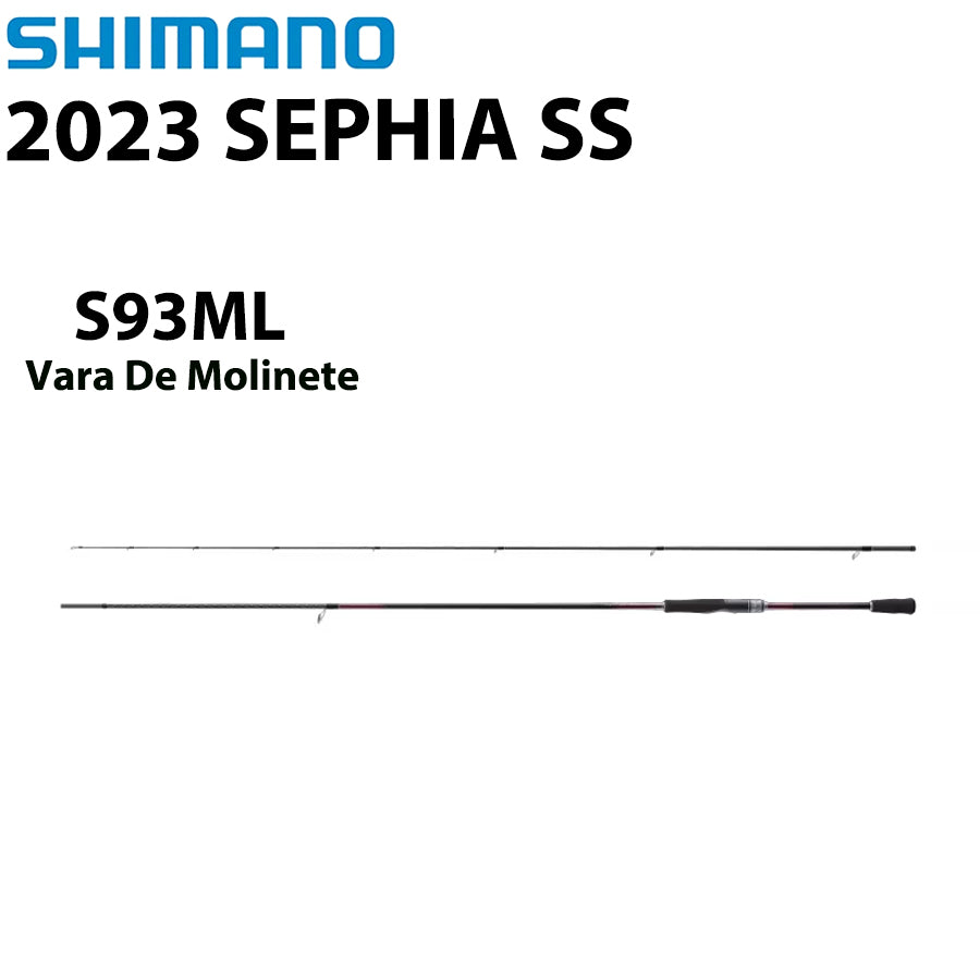 SHIMANO 2023 SEPHIA SS S93ML Vara De Molinete