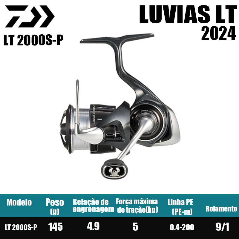 DAIWA 2024 LUVIAS LT carrete de pesca carrete de filação de água doce peças de pesca de água salgada Origem China