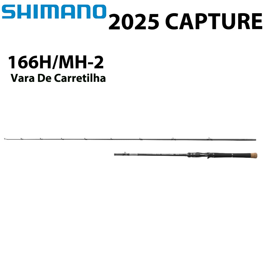 SHIMANO 2025 CAPTURE 166H/MH-2 Vara De Carretilha