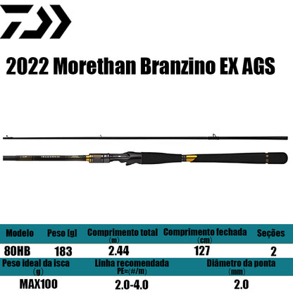 DAIWA 2022 Morethan Branzino EX AGS 80HB para carretilhas de pesca
