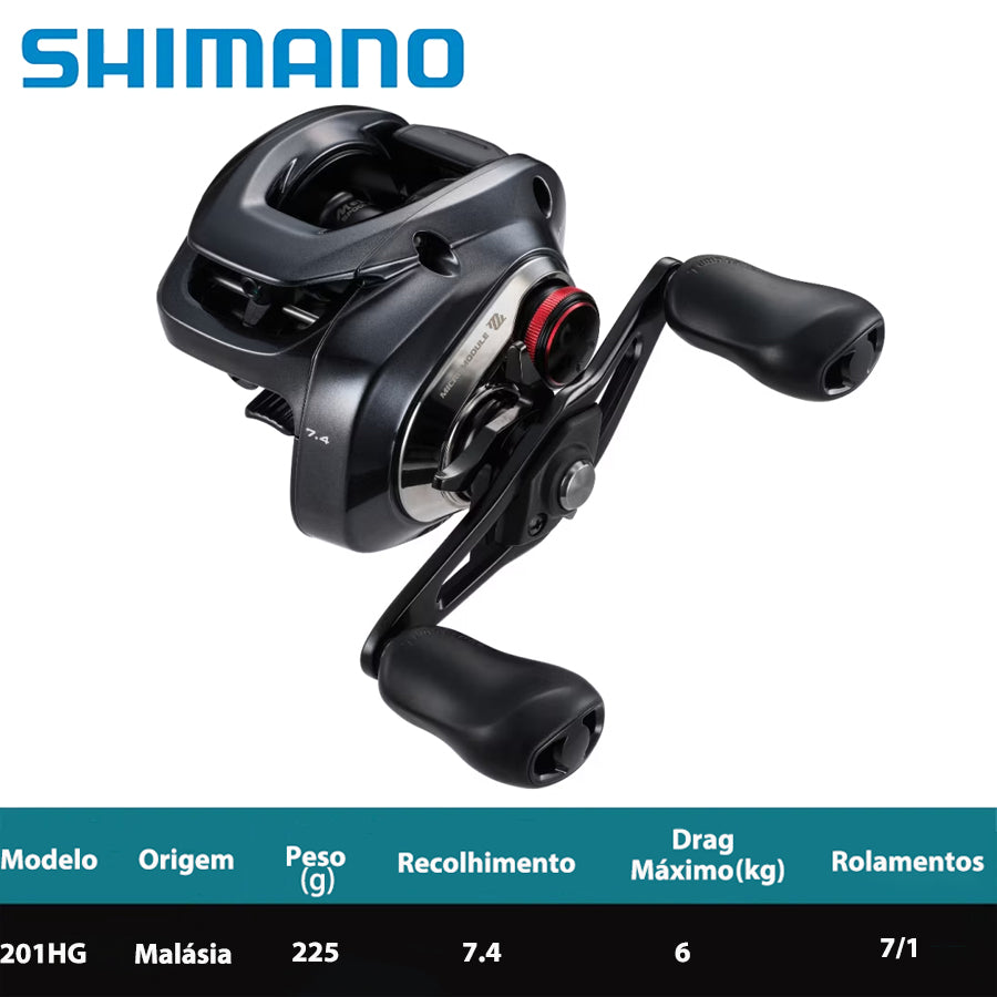 SHIMANO 2026 SCORPION DC MD 201HG Carretilha Esquerda