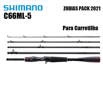 SHIMANO ZODIAS C66ML-5 Para Carretilha