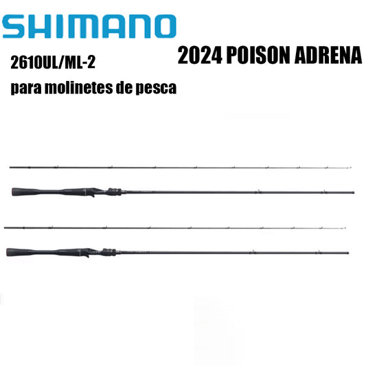 SHIMANO 2024 POISON ADRENA 2610UL/ML-2 para molinetes de pesca
