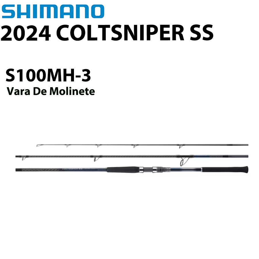 SHIMANO 2024 COLTSNIPER SS S100MH-3 Vara De Molinete