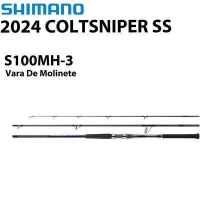 SHIMANO 2024 COLTSNIPER SS S100MH-3 Vara De Molinete