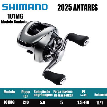 SHIMANO 2025 ANTARES 101MG Modelo Canhoto