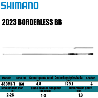 SHIMANO 2023 BORDERLESS BB 480ML-T para molinetes de pesca