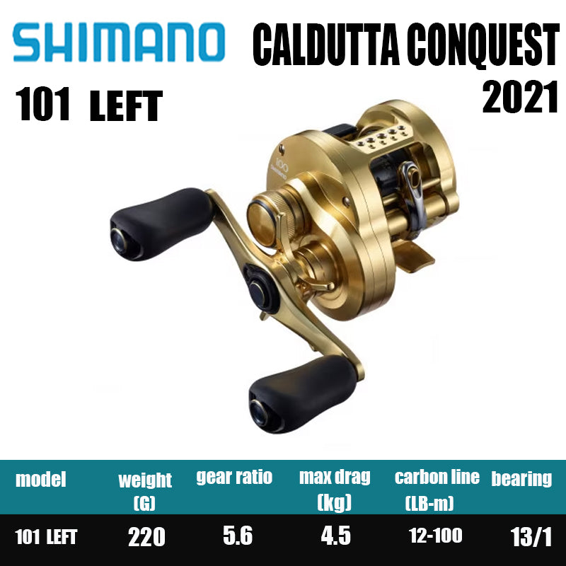 Carretilha De Arremesso SHIMANO 2021 CALCUTTA CONQUEST 100 200 , Peça De Reposição Para Pesca Em Água Doce E Salgada. Local De Produção: Japão