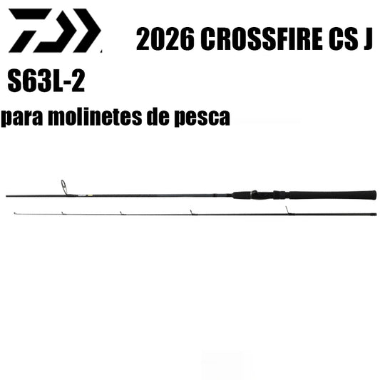 DAIWA 2026 CROSSFIRE CS J S63L-2 para molinetes de pesca